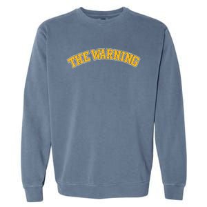 The Warning Varsity Garment-Dyed Sweatshirt