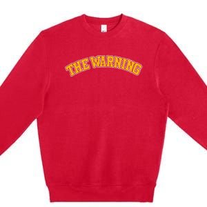 The Warning Varsity Premium Crewneck Sweatshirt