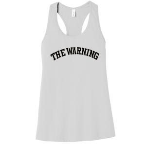 The Warning Varsity Women's Racerback Tank