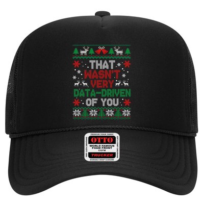 That WasnT Very Data Driven Of You Christmas Xmas Pajamas Trucker Hat