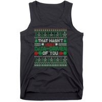 That WasnT Very Data Driven Of You Christmas Xmas Pajamas Tank Top