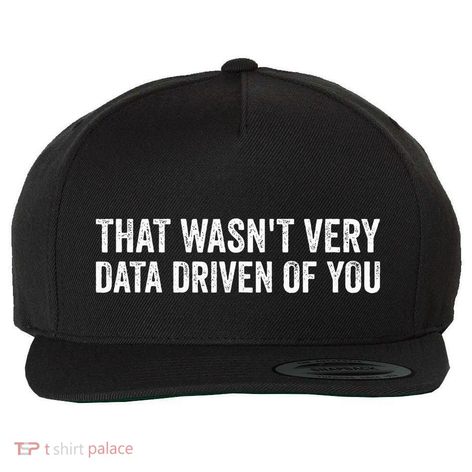 That WasnT Very Data Driven Of You Wool Snapback Cap