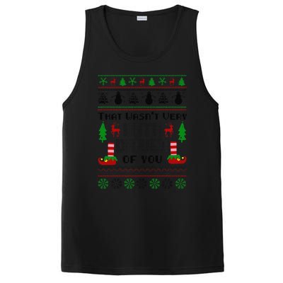 That WasnT Very Data Driven Of You Ugly Sweater Christmas PosiCharge Competitor Tank