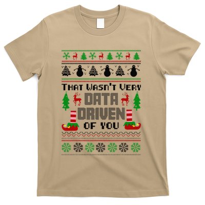That WasnT Very Data Driven Of You Ugly Sweater Christmas T-Shirt