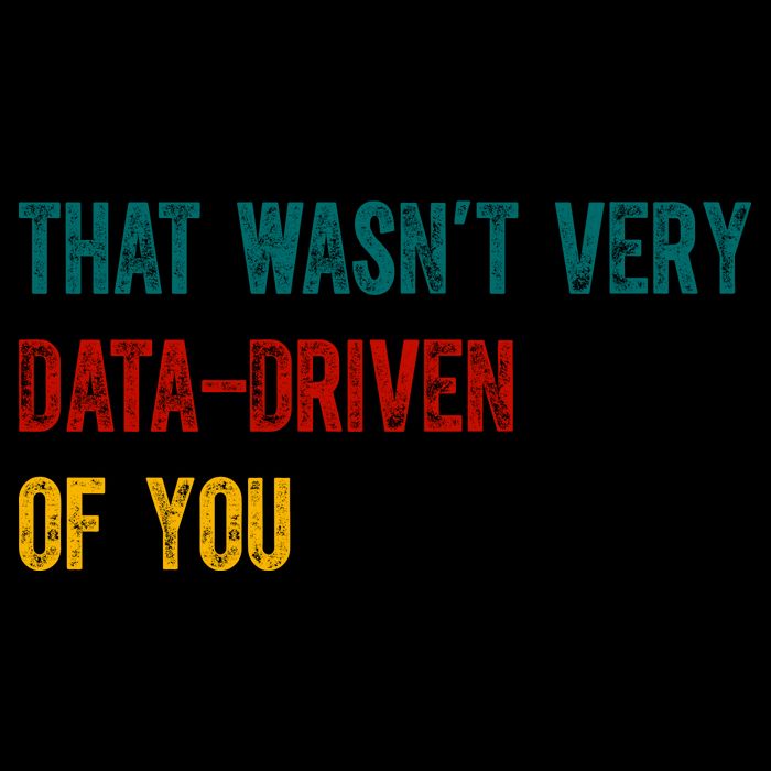 That Wasn’T Very Data Driven Of You 16oz Travel Tumbler
