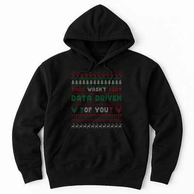 That WasnT Very Datadriven Christmas Jammies Family Xmas Hoodie