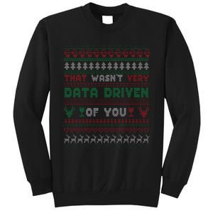 That WasnT Very Datadriven Christmas Jammies Family Xmas Sweatshirt