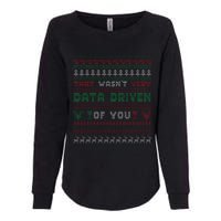 That WasnT Very Datadriven Christmas Jammies Family Xmas Womens California Wash Sweatshirt