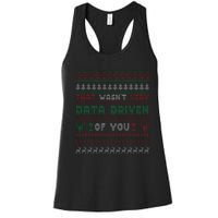 That WasnT Very Datadriven Christmas Jammies Family Xmas Women's Racerback Tank