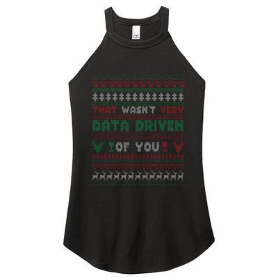 That WasnT Very Datadriven Christmas Jammies Family Xmas Women's Perfect Tri Rocker Tank