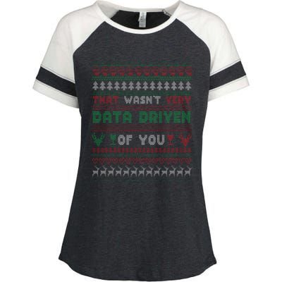 That WasnT Very Datadriven Christmas Jammies Family Xmas Enza Ladies Jersey Colorblock Tee