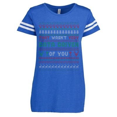 That WasnT Very Datadriven Christmas Jammies Family Xmas Enza Ladies Jersey Football T-Shirt