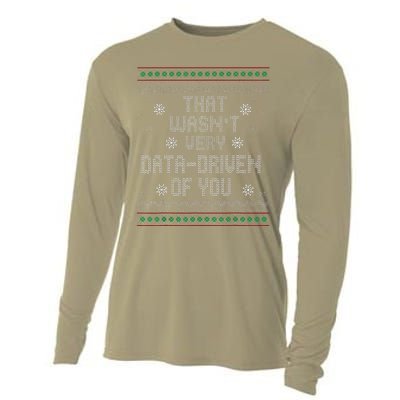 That WasnT Very Data Driven Of You Christmas Xmas Pajamas Cooling Performance Long Sleeve Crew