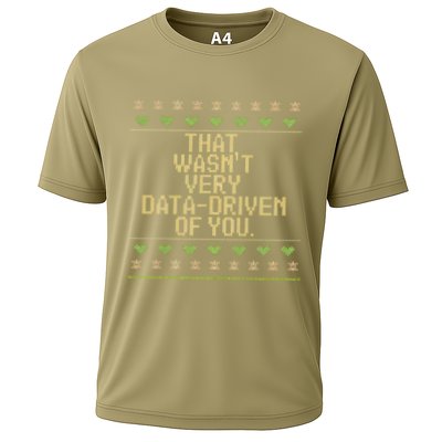 That WasnT Very Data Driven Of You Christmas Xmas Pajamas Cooling Performance Crew T-Shirt