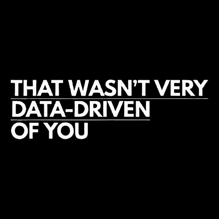 That WasnT Very Data Driven Of You Cropped Pullover Crew