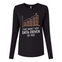 That WasnT Very Data Driven Of You Funny Data Driven Womens Cotton Relaxed Long Sleeve T-Shirt