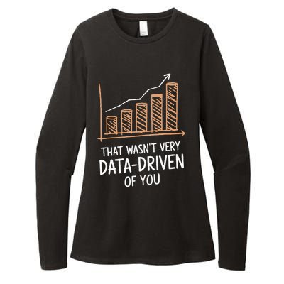 That WasnT Very Data Driven Of You Funny Data Driven Womens CVC Long Sleeve Shirt