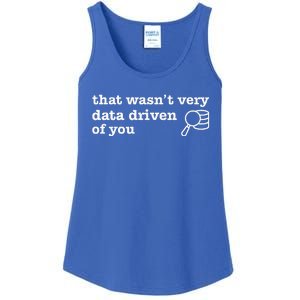 That WasnT Very Data Driven Of You Data Analyst Geek Ladies Essential Tank