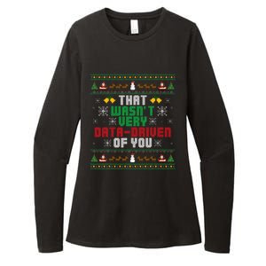 That WasnT Very Data Driven Of You Christmas Xmas Womens CVC Long Sleeve Shirt