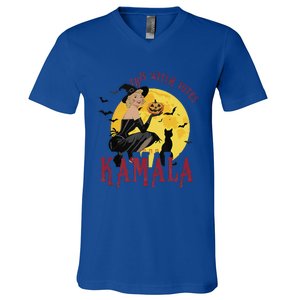 This Witch Votes Kamala Voting 2024 V-Neck T-Shirt