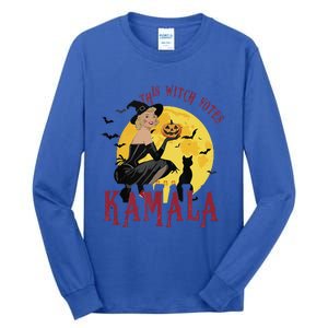 This Witch Votes Kamala Voting 2024 Tall Long Sleeve T-Shirt