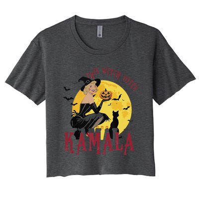 This Witch Votes Kamala Voting 2024 Women's Crop Top Tee