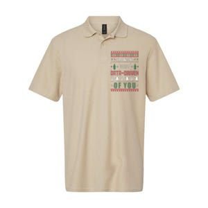 That WasnT Very Data Driven Of You Ugly Sweater Christmas Softstyle Adult Sport Polo