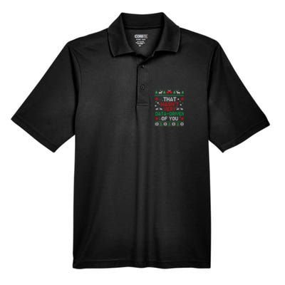 That WasnT Very Data Driven Of You Christmas Men's Origin Performance Pique Polo