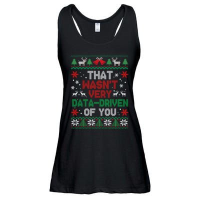 That WasnT Very Data Driven Of You Christmas Ladies Essential Flowy Tank