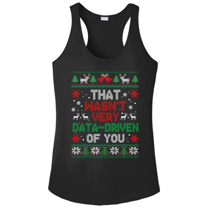 That WasnT Very Data Driven Of You Christmas Ladies PosiCharge Competitor Racerback Tank