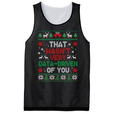 That WasnT Very Data Driven Of You Christmas Mesh Reversible Basketball Jersey Tank