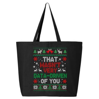 That WasnT Very Data Driven Of You Christmas 25L Jumbo Tote