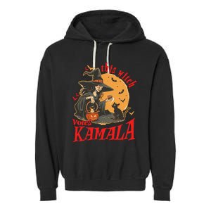 This Witch Votes Kamala Halloween Garment-Dyed Fleece Hoodie