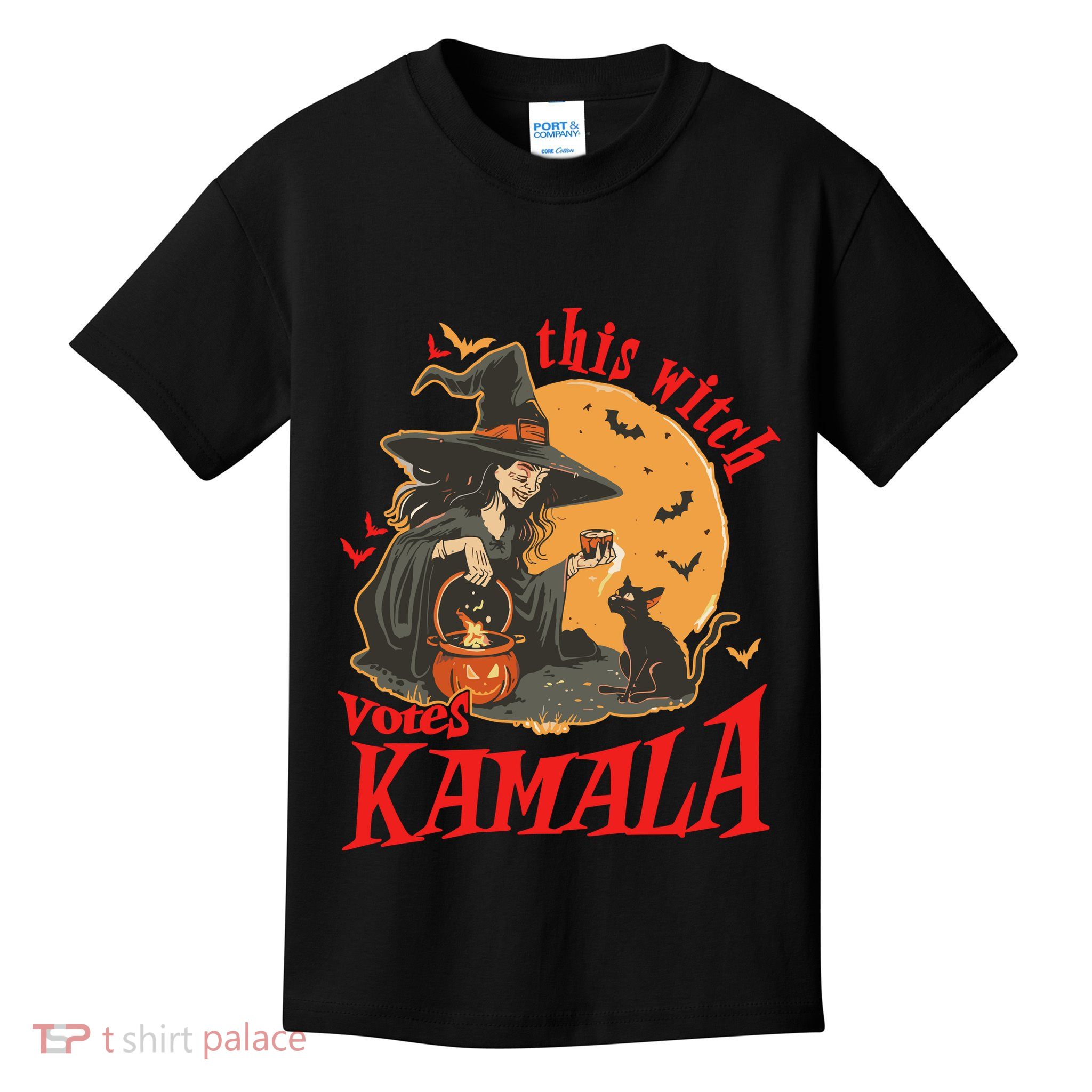 This Witch Votes Kamala Halloween Kids T-Shirt