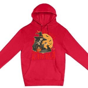 This Witch Votes Kamala Halloween Premium Pullover Hoodie