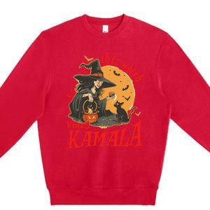 This Witch Votes Kamala Halloween Premium Crewneck Sweatshirt