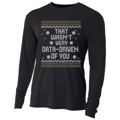 That WasnT Very Data Driven Of You Christmas Xmas Pajamas Cooling Performance Long Sleeve Crew