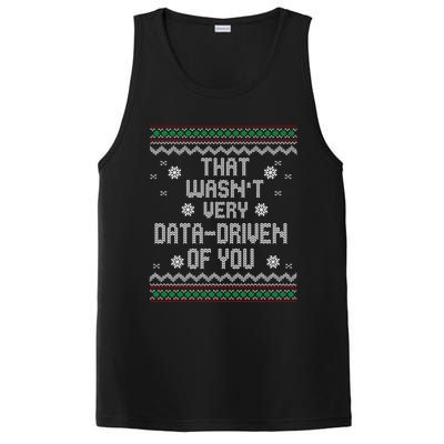 That WasnT Very Data Driven Of You Christmas Xmas Pajamas PosiCharge Competitor Tank