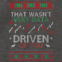 That WasnT Very Data Driven Of You Data Xmas Pajamas Vector Backpack
