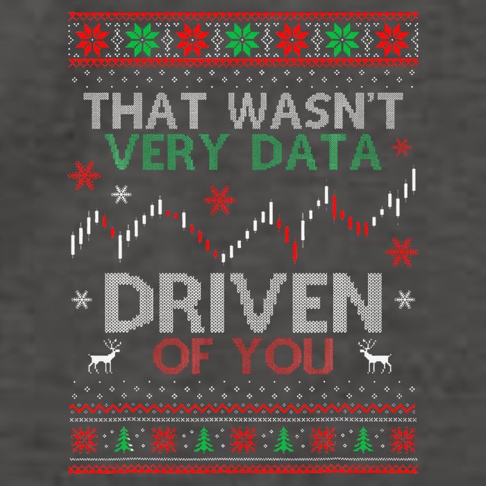 That WasnT Very Data Driven Of You Data Xmas Pajamas Vector Backpack