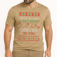 That WasnT Very Data Driven Of You Data Xmas Pajamas Cooling Performance Crew T-Shirt