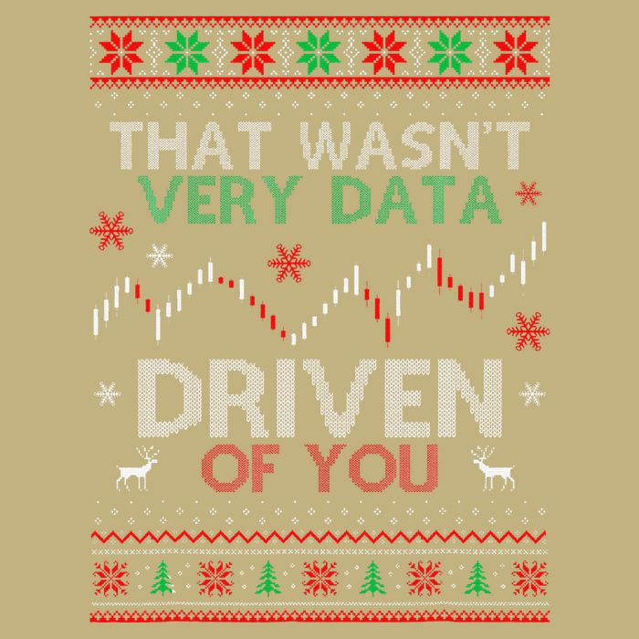 That WasnT Very Data Driven Of You Data Xmas Pajamas Cooling Performance Crew T-Shirt