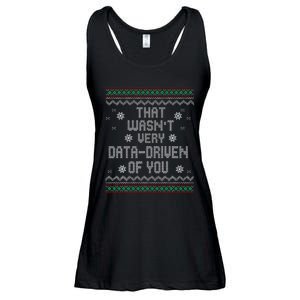 That WasnT Very Data Driven Of You Christmas Xmas Pajamas Ladies Essential Flowy Tank