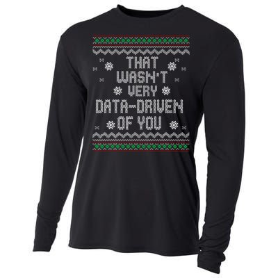 That WasnT Very Data Driven Of You Christmas Xmas Pajamas Cooling Performance Long Sleeve Crew