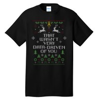 That WasnT Very Data Driven Of You Christmas Costume Tall T-Shirt