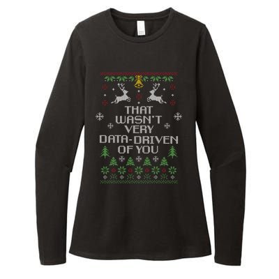 That WasnT Very Data Driven Of You Christmas Costume Womens CVC Long Sleeve Shirt