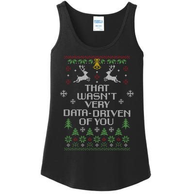 That WasnT Very Data Driven Of You Christmas Costume Ladies Essential Tank