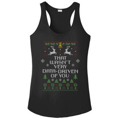 That WasnT Very Data Driven Of You Christmas Costume Ladies PosiCharge Competitor Racerback Tank