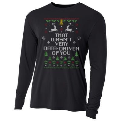 That WasnT Very Data Driven Of You Christmas Costume Cooling Performance Long Sleeve Crew