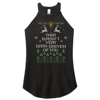 That WasnT Very Data Driven Of You Christmas Costume Women's Perfect Tri Rocker Tank